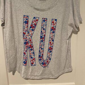 University of Kansas Jayhawks KU Floral Tee
